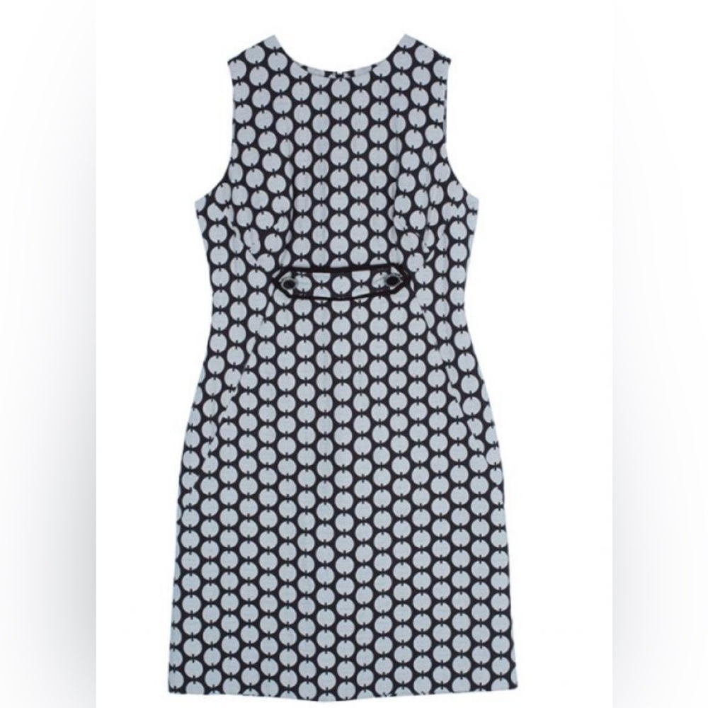 Tory Burch Black and White Patterned Dress